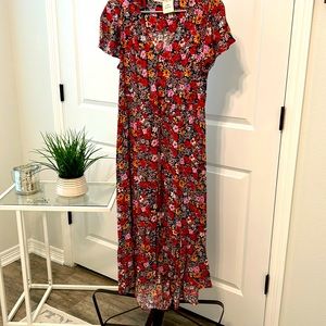 Colorful full length dress